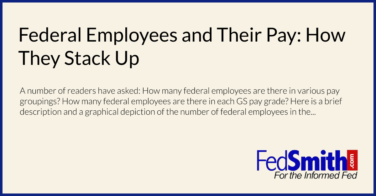 Federal Employees And Their Pay How They Stack Up