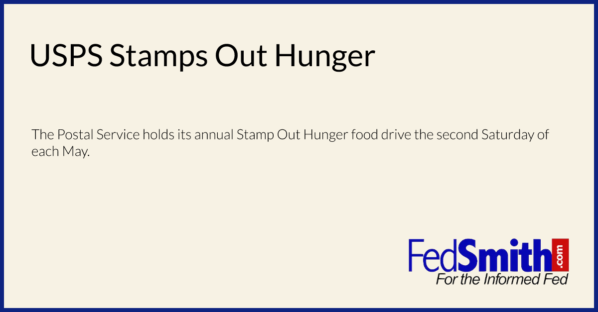 USPS Stamps Out Hunger