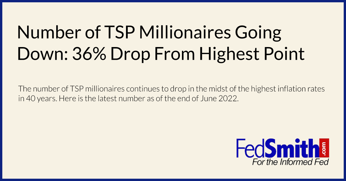 Number Of TSP Millionaires Going Down 36 Drop From Highest Point