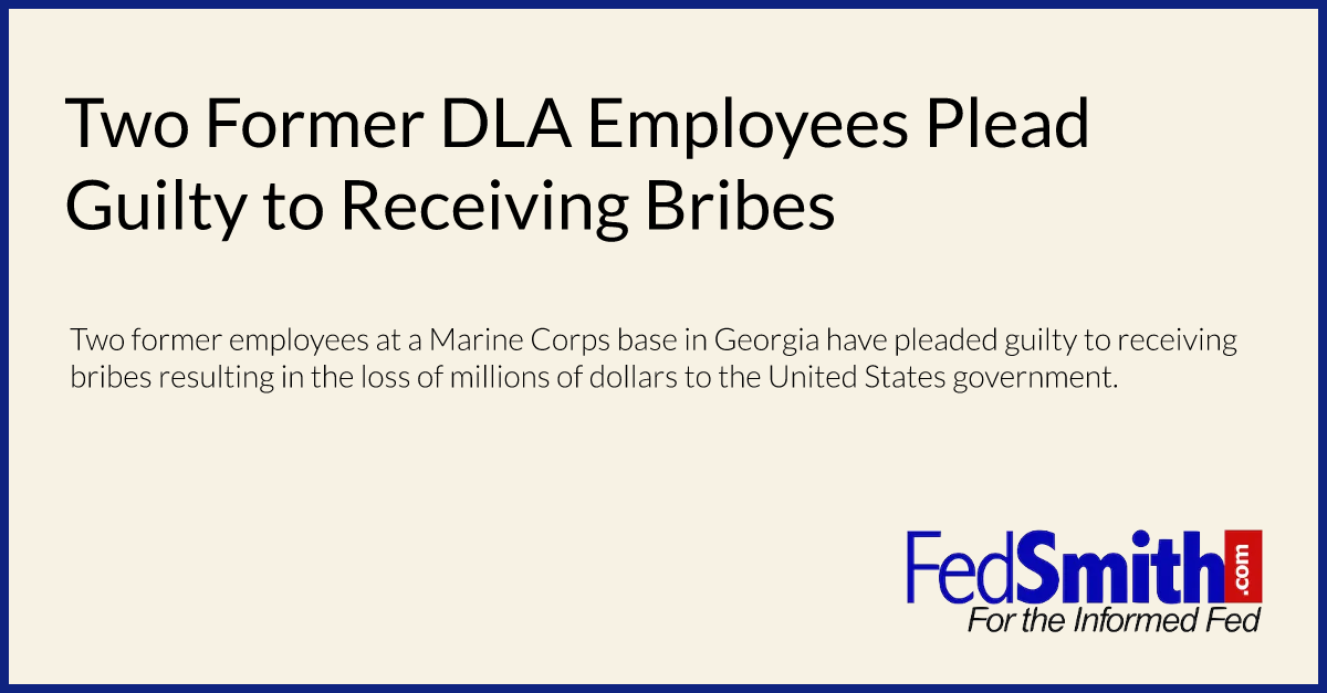 Two Former Dla Employees Plead Guilty To Receiving Bribes 3316