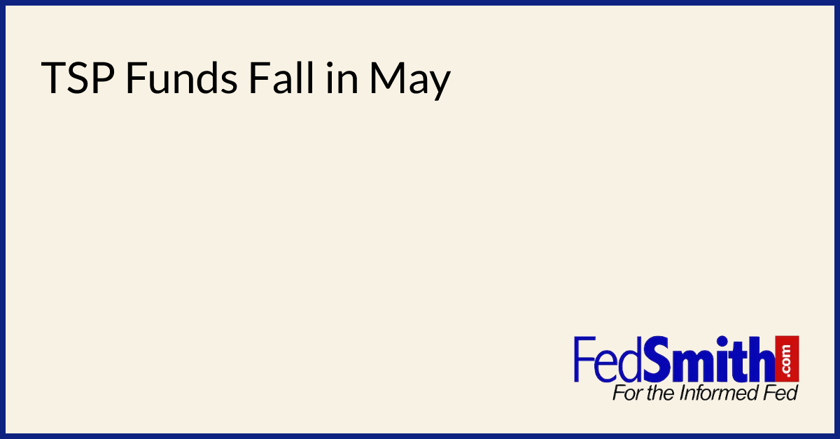 TSP Funds Fall In May | FedSmith.com